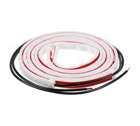 LOLIPPYY Barra de Luz para Puerta de Coche 1.2m, Luces LED Adhesivas Rojas y white para Interior Automotriz, Señal de Seguridad para Vehículos Suv y Camiones, Pack de 2 Tiras