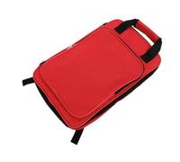 LOLIPPYY Bolsa Diseño Acolchado Algodón para Baquetas de Batería Fácil de Transportar Color Rojo para Uso en Salas de Práctica y Escenarios de Presentación