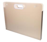 LOLIPPYY Bolsa Organizadora de y Dibujos Gris Gran Capacidad Resistente y Portátil para Oficina Escuela y Arte para Archivos Contratos y Papeles de Trabajo Color Aleatorio