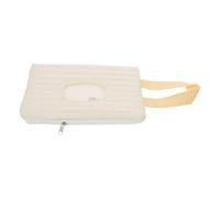 LOLIPPYY Bolsa Pequeña Reutilizable Acolchada para Toallitas Húmedas de Ñiño con Bordado de Oso, Dispensador Portátil con Tapa para Cambio de Pañales, Estuche de Viaje Práctico y Sellado