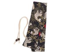 LOLIPPYY Bolsa Portátil para Baquetas de Batería Negra, Algodón de Doble Capa, Diseño Delicado y Protección Ligera para Almacenamiento y Viaje Capacidad para 2-3 Pares