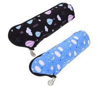 LOLIPPYY Bolsas Térmicas para Biberones Portátiles para Bebés, Diseño Mediano, Material Resistente Al Agua, Adecuado para Cochecitos y Uso Al Aire Libre, Pack De 2 Unidades Colores Azul y Blanco