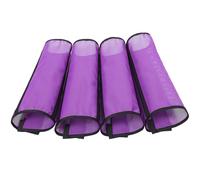 LOLIPPYY Botas de Malla Multifunción para Patas de Caballo, 4 Piezas, Color Púrpura, Accesorio Transpirable Antimoscas para Protección y Cuidado en Equitación