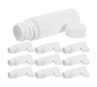 LOLIPPYY Botellas de Plástico de 60 Ml con Tapa de Rosca, Frascos de Medicina de Polipropileno de Boca Ancha a Prueba de Fugas, Envases de Reactivos para Laboratorio y
