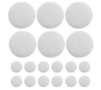 LOLIPPYY Botones Redondos de 20 MM Recubiertos de Cachemira 100 Piezas Blancas Botones de Repuesto para Chaquetas y Abrigos Cierres Metálicos Vintage para Costura y Manualidades de