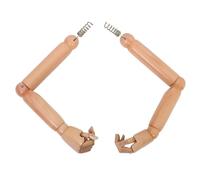 LOLIPPYY Brazo Flexible de Maniquí Infantil de Madera Articulaciones Móviles, Accesorio de Repuesto para Modelos de Exhibición y Actividades Artísticas para