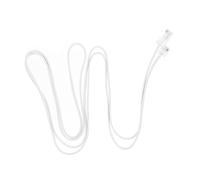 LOLIPPYY Cable Telefónico Conductores Blanco Conector PC y Adaptador PC Cable de Conexión para Teléfono Fijo Módem y Fax Núcleo de Cobre Puro y Contactos Chapados