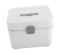 LOLIPPYY Caja De Almacenamiento De Esmaltes De Uñas Organizador De Manicura De Doble Capa Portátil y Espacioso Para Herramientas De Belleza y Uñas Artificiales Para Uso Personal y