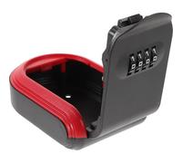 LOLIPPYY Caja de Seguridad para Llaves Código Numérico, Caja Fuerte de Pared para Exteriores, Color Rojo, Material Resistente, 1 Unidad, Porta Llaves Oculto Adecuado para Hogar y Viaje