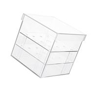 LOLIPPYY Caja Transparente de Acrílico para Flores 9 Agujeros Contenedor para Arreglos Eternos Porta Flores Duradero para Decoración y Embalaje de Rosas