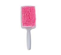 LOLIPPYY Cepillo de Pelo Absorbente Creativo con Esponja para Secado Rápido Cepillo Paddle Color Rosa para Cabello Fino y Delgado