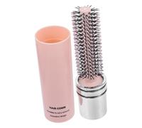 LOLIPPYY Cepillo para Peinar de Plástico Ligero Diseño Telescópico, Cepillo Redondo para Masaje Capilar y Desenredado, Adecuado para Uso Diario y Cabello Rizado