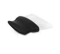 LOLIPPYY Cepillo Peluquería Profesional para Cuello y Barba Plumero de Plástico Negro y Elimina Pelo Rápidamente Compacto Resistente y Fácil de Usar