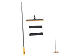 LOLIPPYY Cepillo y Escobilla de Limpieza para Vidrio con Mango Ergonómico Herramienta Multifunción Resistente para Parabrisas Espejos y Ventanas Interiores y Exteriores