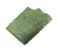 LOLIPPYY Césped Artificial para Reptiles Sustrato Absorbente y Decorativo De Musgo 45x30 Cm para Tortuga y Dragón Barbudo Terrario Húmedo