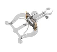 LOLIPPYY Clip para Partituras Portátil para Trompeta y Corno Francés Soporte Metálico Resistente con Pinza Segura para Partituras de Banda de Música y Uso Exteriores