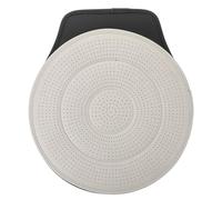 LOLIPPYY Cojín Giratorio para Asiento de Coche 360° Antideslizante, Adaptable para Cuatro Estaciones, Color Blanco Luna, Almohadilla Ergonómica para Conductor, Cojín Portátil para Mujer