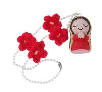 LOLIPPYY Colgante para Espejo Retrovisor Virgen María de Resina, Adorno Colgante para Decoración de Automóviles, Accesorio Espiritual para Coche, Símbolo de Fe, Protección y Bendición