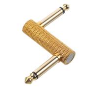 LOLIPPYY Conector Pedal Guitarra Eléctrica Z Tipo Duradero Acoplador Patch Cable Estable para Efectos Ligero y Portátil para Músicos