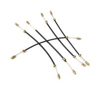 LOLIPPYY Cordal de Violín de Nailon 5 Piezas Cuerdas de para Violines 4/4-3/4 Accesorios de Instrumentos Musicales Repuesto Duradero Color Principal Negro