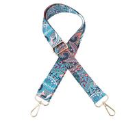 LOLIPPYY Correa de Banjo Ajustable Diseño Floral Vintage Material Resistente y Lavable Gancho Dorado Estilo Pluma de Fénix Accesorio para Instrumento Musical Reduce Presión y Protege