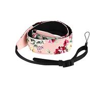 LOLIPPYY Correa Para Ukelele De Estilo Hawaiano Con Gancho Ajustable, Correa De Guitarra y Ukelele De Nailon En Diseño Floral Rosa, Accesorio Cómodo Para Músicos y Uso En Conciertos