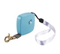 LOLIPPYY Correa Retráctil para Perros Pequeños y Cachorros Diseño Ergonómico y Mini Cuerda Larga para y Entrenamiento Exterior Fácil Control Manual Color Azul