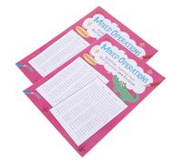 LOLIPPYY Cuaderno de Ejercicios de Matemáticas de Primaria 24 Páginas para Operaciones Combinadas de Adición Sustracción Multiplicación y División 2 Libros para Práctica Diaria Escolar