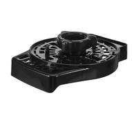 LOLIPPYY Cubierta Frontal de Motor para Ventilador de Pie, Protector de Plástico Negro con Tuerca de Repuesto, Cubierta de Almacenamiento y Accesorio Compatible para Ventilador Eléctrico