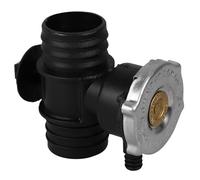 LOLIPPYY Cuello Llenado Refrigerante Radiador con Tapa y Conector Cuatro Vías Resistente para Coche Mejora Rendimiento y Evita Fugas Diseño Ligero y Duradero