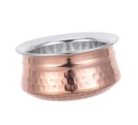 LOLIPPYY Cuenco Para Servir Para Fiestas Indias Utensilios De Cocina Indios Cuenco Para Servir Cereales Curry Martillado Plato Asiático Para