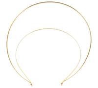 LOLIPPYY Diadema de Metal Dorada Doble Capa Aro Luminoso, Accesorio para Disfraz de Halloween, Tocado de Diosa María y Reina, Adecuado para Fiestas, Cosplay y Bodas, Diseño Artesanal