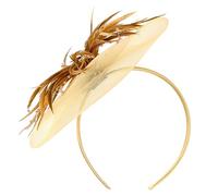 LOLIPPYY Diadema Plumas Elegante Para Fiesta Tocado De Malla y Lazo Creativo Para Mujer Accesorio De Cabeza Chic Para Eventos y Fiestas