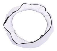 LOLIPPYY Difusor para Anillo de Luz y Flash Fluorescente Baja Pérdida de Flash Anular Plegable de Nylon Blanco Adecuado para Fotografía y Fotografía de Productos