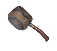 LOLIPPYY Dispensador de Té Cerámico Asa Lateral de Madera Negra, Jarra Resistente al Calor para Ceremonia de Té Kungfu, Taza Uniforme de 250 Ml para Servir en Hogar y Reuniones