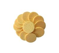 LOLIPPYY Esponjas Faciales Desmaquillantes de Algodón 40 Discos Redondos Aptos para Eliminar Maquillaje y Limpiar Exfoliación Accesorios Portátiles para Uso Diario