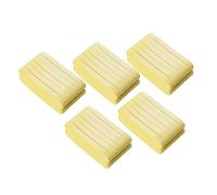 LOLIPPYY Esponjas Limpiadoras Faciales Borla De Polvo 96 Piezas Tamaño Mediano Hidratantes Piel Seca Para Viaje Color Amarillo