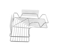 LOLIPPYY Estante de Esquina sin Taladro Acero Inoxidable Organizador de Pared Resistente para Baño y Cocina con Adhesivo Fuerte y Fácil Instalación Ahorro de Espacio para Accesorios y