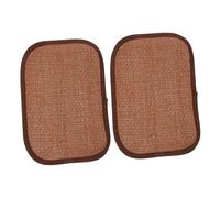 LOLIPPYY Esterilla Refrescante de Hierba para Mascotas Pequeñas, Cojín de Césped Natural, 2 Piezas Tamaño Pequeño, Base Refrigerante para Jaula, Adecuado para Conejos, Color Aleatorio