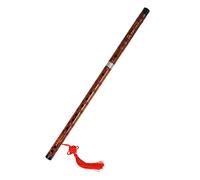 LOLIPPYY Flauta Dizi de Bambú con Protector Membrana Instrumento Chino Portátil Desmontable para Principiantes y Musicales