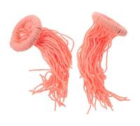 LOLIPPYY Fregonas de Desove para Acuarios 2 Piezas Rosa, Trampa Flotante para Cría de Peces, Hierba Artificial para Tanque de Reproducción, Recolector de Huevos para Bettas y Camarones