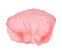 LOLIPPYY Gorros de Ducha Desechables Rojos 100piezas para Mujer Protección del Cabello y Material Pe Cómodo para Baño y Ducha