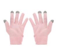 LOLIPPYY Guantes Hidratantes de Gel para Mujer Talla Única Color Rosa Diseño Táctil Reutilizables y Transpirables para Cuidado Nocturno y Manos Secas en Spa y Uso Diario