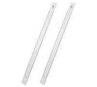 LOLIPPYY Guías para Rodillos de Arcilla Acrílicas Transparentes 4 MM Juego de 2 Tiras Niveladoras para Cerámica Regla de Medición Precisa para Modelado y Corte de Arcilla Artesanal