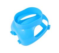 LOLIPPYY Herramienta Fija para Alimentación de Aves Azul, Soporte de Plástico Práctico, Juego de 2 Piezas, para Cuidado y Alimentación de Aves Domésticas y Sementales