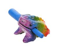 LOLIPPYY Instrumento Musical De Percusión Rana De Madera Para Educación Musical Educativo Para Niño Niña y Decoración Colorida Para Hogar