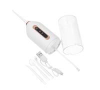 LOLIPPYY Irrigador Dental Portátil Recargable con Depósito Telescópico Ajustables Mini Water Flosser para Higiene Oral Casa y Viajes