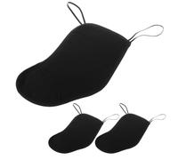 LOLIPPYY Juego de 3 Almohadillas para Violín 4/4 y 3/4 Soporte para Hombro y Mentonera de Algodón Negro Accesorio Cómodo y Antideslizante para Práctica y Conciertos