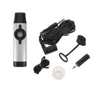 LOLIPPYY Kazoo de Metal Electrónico Dk-83 Plata Instrumento Musical Portátil para Principiantes y Adultos Mini Kazoo Fácil de Usar para Fiestas y Práctica Casa Compactos
