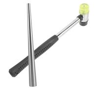 LOLIPPYY Kit de Mandril para Joyería con Martillo de Goma y Barra de Herramienta para Reparación Anillos Accesorio para DIY y Tiendas de Joyería